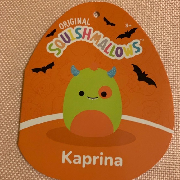 Squishmallow- 5” Kaprina the green monster - Picture 4 of 5